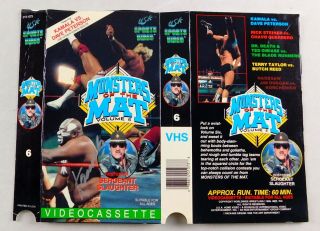 Kamala Signed Monsters Of The Mat VHS Video Tape 1986 Vol 6 WWF WWE Wrestler 2