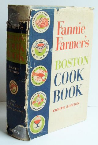 1949 Fannie Farmers Boston Cook Book Merritt Farmer Cooking School Hb Dj Vgc 8th