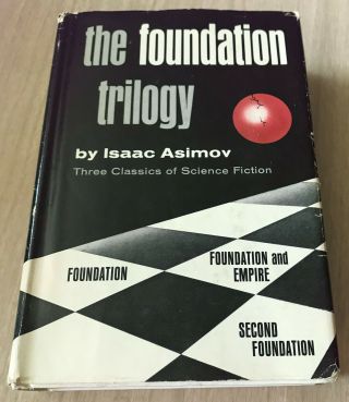 The Foundation Trilogy Hardcover By Isaac Asimov Book Club Edition W/ Dustjacket