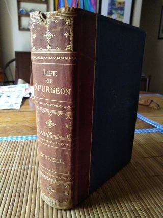 Life Of Charles H.  Spurgeon By Russell H.  Conwell 1892 Antique Hardcover