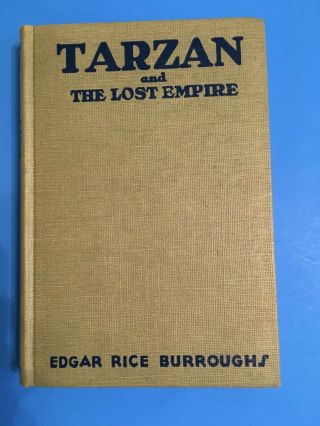 Tarzan And The Lost Empire By Edgar Rice Burroughs Hardcover Very Good 1929