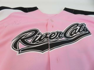Sacramento River Cats Mlb Minor League Baseball 36 Ron Flores Game Jersey