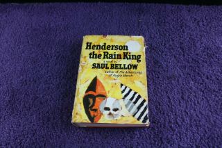Henderson The Rain King 1959 Saul Bellow First Printing Viking Press W/ Dj