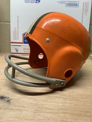 Vintage Rawlings 1950 - 60s Toy Football Helmet Cleveland Browns Bnfl No Size