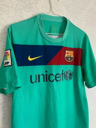 Barcelona 2010 2011 Away Football Shirt Soccer Jersey Camiseta Nike Mens Size L
