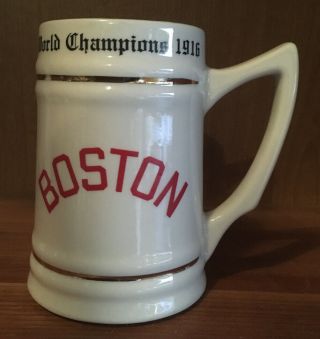 Boston Red Sox World Series Champions 1916 Collectible Stein/mug