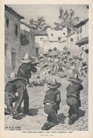 Revolution.  Carita,  Mexico,  1928.  An Article From The Wide World Magazi
