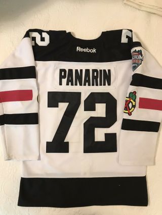 Artemi Panarin Chicago Blackhawks 2016 Stadium Series Jersey - Size 48