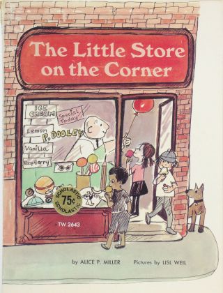 Vintage Scholastic Paperback The Little Shop On The Corner Alice P.  Miller