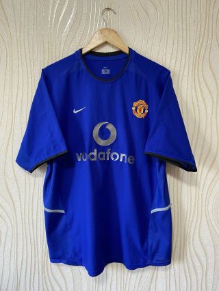 Manchester United 2002 2003 Away Football Shirt Soccer Jersey Umbro