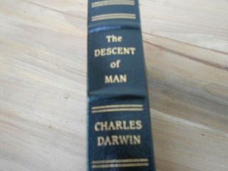 The Descent Of Man Charles Darwin Easton Press 1979 Leather Collector 