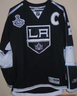 2012 Stanley Cup La Los Angeles Kings Nhl Reebok Hockey Jersey Dustin Brown