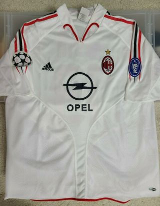 Ac Milan Adidas 2004 - 2005 Football Soccer Jersey Kit Shirt (xl) Alessandro Nesta
