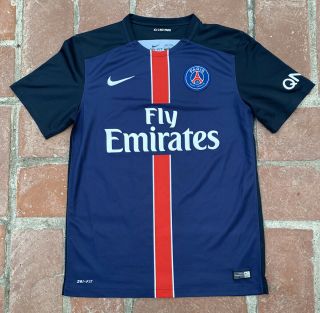 Nike Paris Saint - Germain Psg Home Jersey 2015/16 Medium Futbol Soccer 658907 - 411