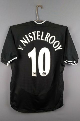 V.  Nistelrooy Manchester United Jersey Small 2005 Away Shirt Nike Ig93