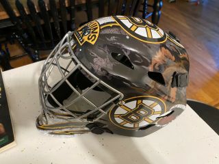 Boston Bruins Hockey Franklin Nhl Goalie Mask Gfm 1500 Street Adult
