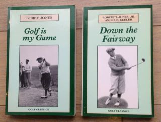 Bobby Jones - 2 X Classic Books - Golf Is My Game 1961 & Down The Fairway 1927