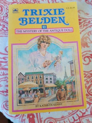 Trixie Belden Book 36 Mystery Of The Antique Doll Square Pb