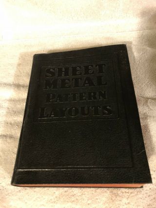 Audels Sheet Metal Pattern Layout Book 1942 (1944) Leather ? Cover