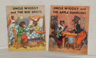 4 Vintage 1939 Uncle Wiggily Story Books by Howard R.  Garis,  George Carlson 2