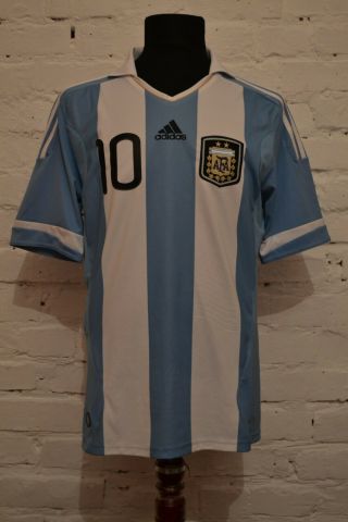 Argentina Home Football Shirt 2011/2013 Soccer Jersey Camiseta Adidas 10 Messi