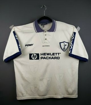 Tottenham Hotspur Jersey Xl 1995 1997 Home Shirt Soccer Football Pony Ig93