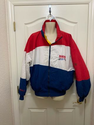 Vintage Michael Waltrip Band Aid Racing Team Issued Jacket Size Xl Nascar