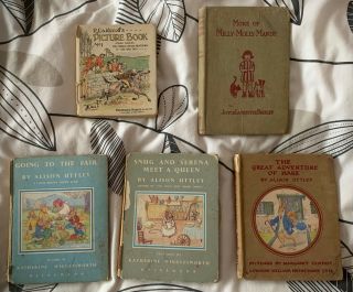 5 Vintage Childrens Books Alison Uttley Etc