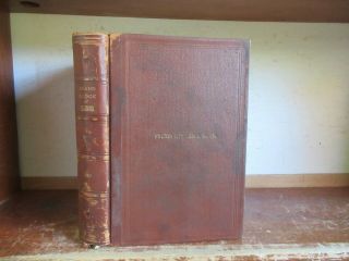 Old Freemasonry Grand Lodge Of Illinois Leather 1892 Proceedings Letters Reports