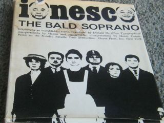 The Bald Soprano: A Play W/an Unpublished Scene By Ionesco.  1st Us Ed.  1965 W/dj