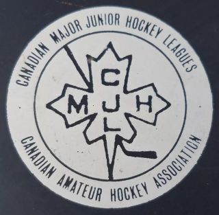 Oshawa Generals Major Junior Cmjhl Oha Official Game Puck Canada Hockey Gem