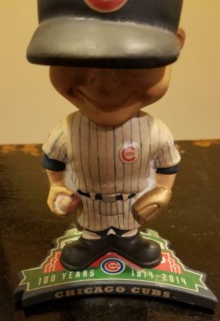 Vintage Official MLB 1914 2014 Chicago Cubs Wrigley Field 100 Years Bobblehead 2