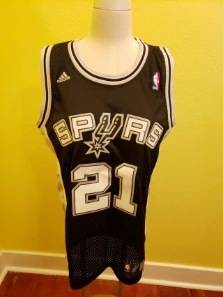Adidas San Antonio Spurs Tim Duncan Game Jersey Size Small