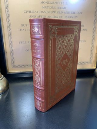 Easton Press - - Light In August - - William Faulkner - Great Books Of The 20th