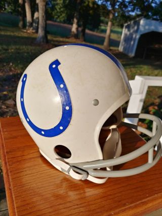 Vintage Nfl Baltimore Colts Rawlings Youth Football Helmet 1960s Sears