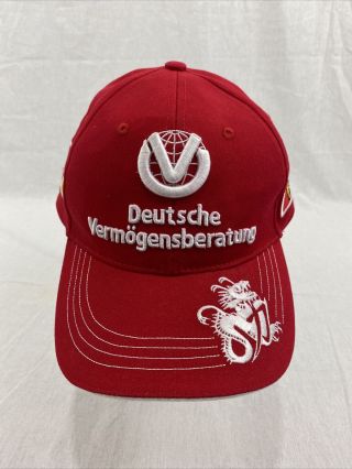 Michael Schumacher Ferrari 2006 F1 Red Strapback Hat Cap Dragon 2