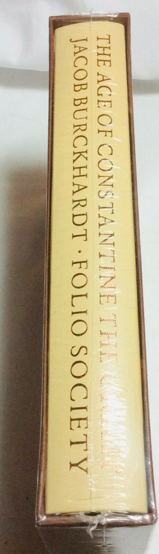 BURCKHART: THE AGE OF CONSTANTINE: Folio Society,  1st ed.  2007,  shrinkwrap 2