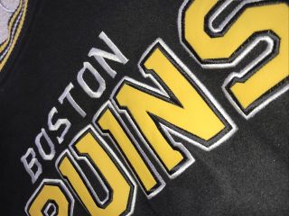 Boston Bruins NHL JH Design Jeff Hamilton Letterman Jacket Reversible XXL 3
