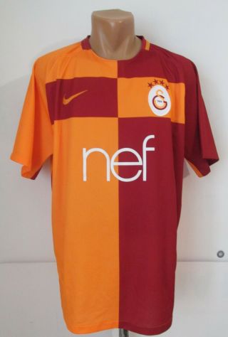 Galatasaray Turkey 2017/2018 Home Football Shirt Soccer Jersey Tricot Nike (xl)