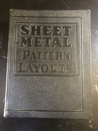 Audels Sheet Metal Pattern Layout Book 1942 (1943) Leather Cover