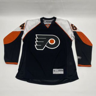 Nhl Philadelphia Flyers Daniel Briere 48 Jersey Mens Size Large Stitched Reebok