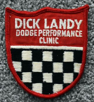 Dick Landy Dodge Performance Clinic Patch