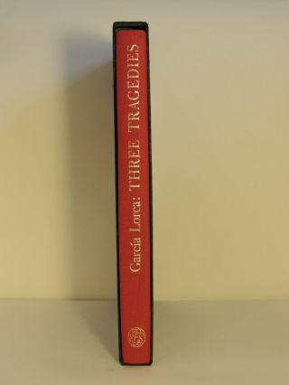 Three Tragedies by Federico Garcia Lorca - Folio Society 1977 1st ed.  - Like 2