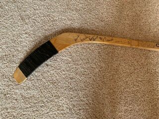 Minnesota North Stars Goldsworthy Hockey Stick Autograph By Team 1968 1969