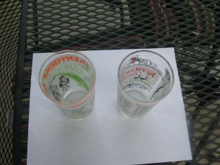 1972 and 1973 Official Kentucky Derby Secretariat Triple Crown Glasses 3
