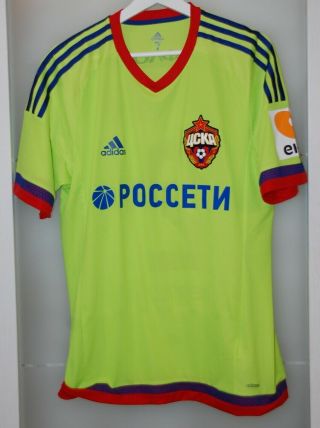 Match Worn Shirt Cska Moscow Russia National Team Jersey Fernandes Brazil Gremio