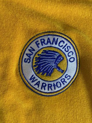 Throwback NBA San Francisco Warriors Warm Up Jacket Size Large 2