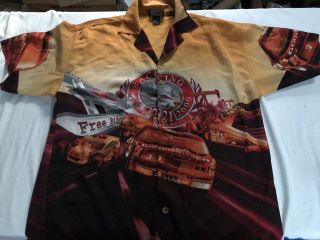 Vintage Dale Earnhardt Sr Gm General Motors Button Shirt Nascar Adult Xl 2000