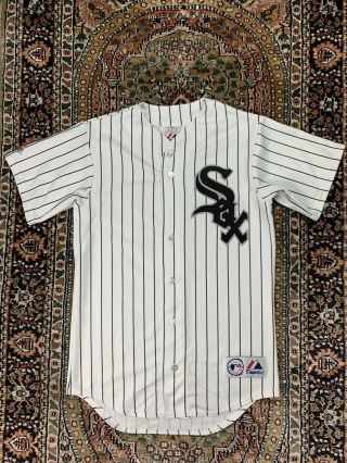 Vtg Chicago White Sox Majestic Jersey Size S Made In Usa