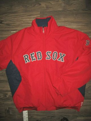 Boston Red Sox Majestic Therma Base Jacket Large